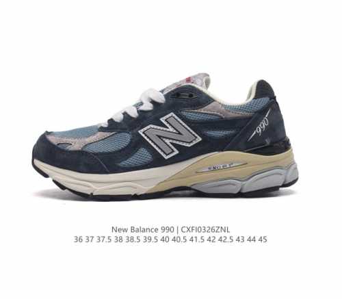 New Balance 新百伦 Nb990 真标带半码 新百伦m990系列 Nb经典休闲运动慢跑鞋 简约舒适百搭时尚复古老爹鞋 990系列是new Balanc