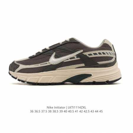 Ins爆火全新韩系古着风，回味经典 Nike 耐克Initiator Running创始者系列复古厚底增高老爹休闲运动舒适跑鞋。 货号：394055 尺码: 3 - 点击图像关闭