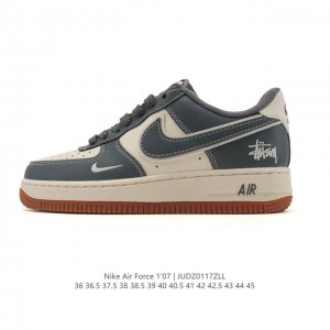 特价 耐克 Nike Air Force 1 '07 Low 空军一号含气垫 低帮 小白鞋 百搭厚底增高休闲运动板鞋。柔软、弹性十足的缓震性能和出色的中底设计，
