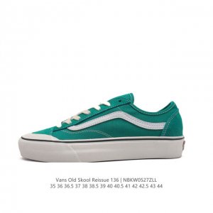 万斯 Vans Og Oid Skool百搭休闲低帮运动滑板鞋 。其实style 36就是现在风靡潮流的vans鞋款old Skool的og版本。历经岁月洗礼的