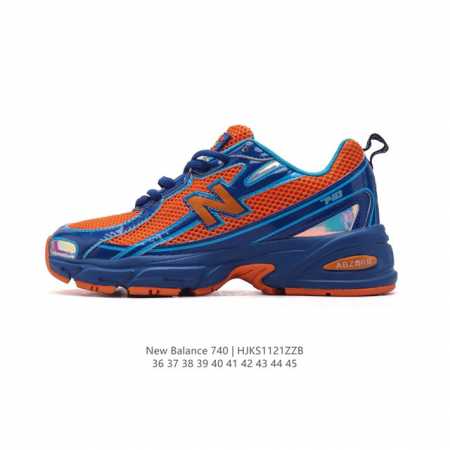 New Balance Mr740 Nb新百伦系列复古老爹风休闲运动慢跑鞋。采用轻质牛剖革拼接透气网眼衬垫织物鞋面材质 T-Beam大底提供足步弓支撑 保持步态 - 点击图像关闭
