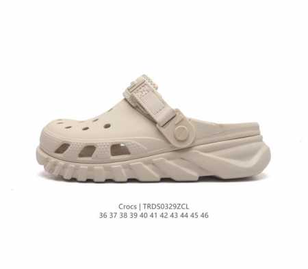 Crocs 沙滩洞洞鞋 男女休闲厚底增高凉拖鞋 卡骆驰杨幂同款包头凉拖鞋 厚底增高凸显大长腿沙滩鞋 选择尺码时 建议选大一码 脚感更舒适 这款没有鞋盒 类型 男 - 点击图像关闭