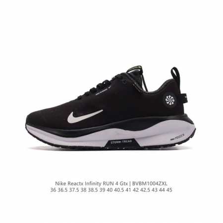 耐克 Nike Infinity Run 4 Gore-Tex 男女子防水公路跑步鞋 厚底增高百搭老爹运动鞋。Nike Reactx 泡绵提供高出 Nike R - 点击图像关闭