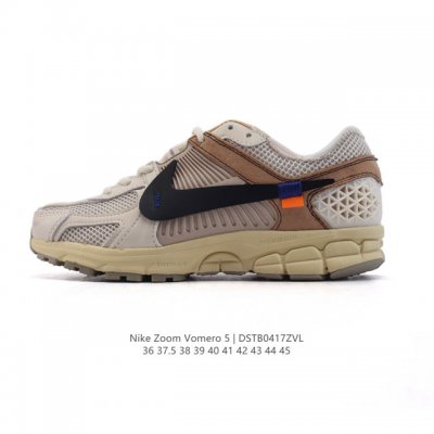 Nike 耐克新款 Zoom Vomero 5 运动鞋休闲训练跑步鞋。Nike Zoom Vomero 5 男女子运动鞋妥帖包覆足部，提供透气支撑效果。耐穿材料
