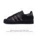 阿迪达斯 Adidas Dime Superstar Adv Shoes 联名款经典贝壳头运动滑板鞋。Adidas Superstar系列经典运动鞋，诞生于19