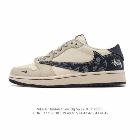 真标 耐克 Nike Air Jordan 1 Low Og Sp Military Blue Aj1乔1倒勾 2025年新款 低帮篮球鞋 Aj1 乔丹1代 A - 点击图像关闭