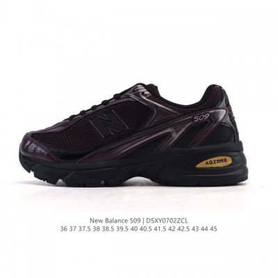 新百伦 New Balance 509系列中性款复古休闲鞋 小红书爆款 新款百搭休闲款老爹鞋 缓震休闲鞋 透气轻质系带轻便运动鞋，这款舒适的鞋子灵感来源于200