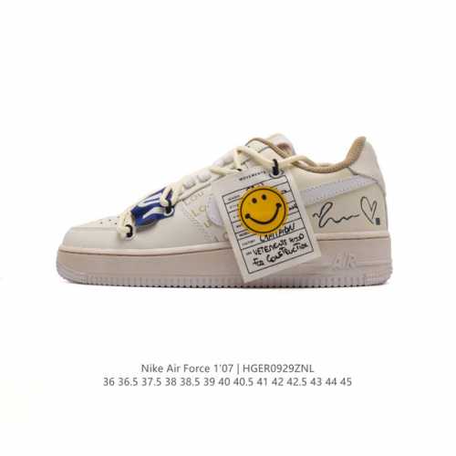 公司级 新款 Af1耐克 Nike Air Force 1 ‘07 Low 空军一号 解构绑带 双鞋带 气垫厚底增高百搭运动板鞋 原楦头原纸板 打造纯正空军版型