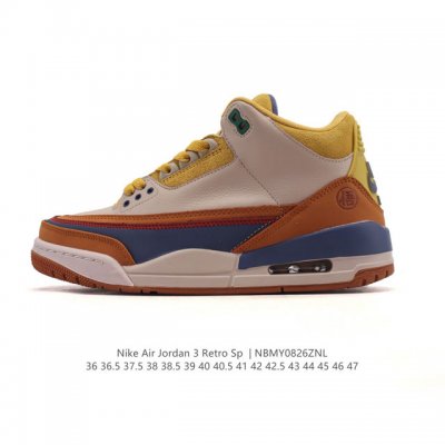 公司级 耐克 乔丹 Aj3 耐克 Nike Air Jordan 3 Retro Se 乔3 复刻篮球鞋 乔丹3代 三代 男女子运动鞋，作为 Aj 系列中广受认