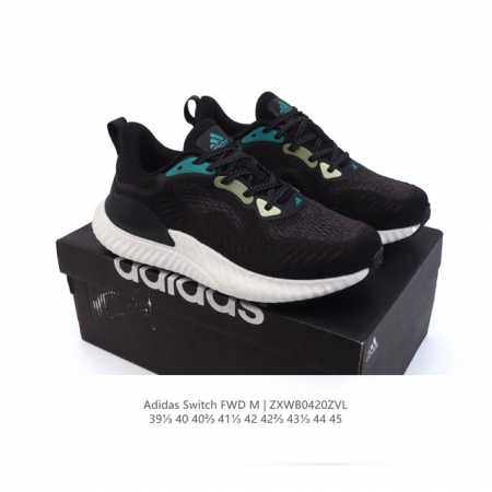 独家款 阿迪达斯Switch Fwd 厚底增高老爹鞋，一双专为后掌跑者设计的超厚软弹运动跑鞋。这款Adidas Switch Fwd跑步鞋，采用网眼布鞋面，搭配 - 点击图像关闭