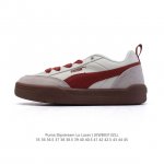 彪马 Puma 彪马跑步鞋 历久弥新的复古感，Puma Slipstream Laces 低帮耐磨新款 厚底增高皮面运动休闲板鞋。全新款 Slipstream