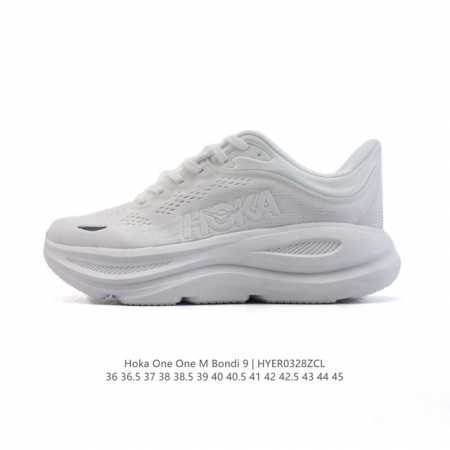 170 hoka畅行无阻 Hoka One One Bondi 9 舒适百搭耐磨轻便 低帮跑步鞋 男女款。Bondi 9 最显著的变化在于其鞋底单元，原本扎实可 - 点击图像关闭