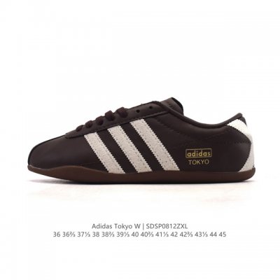 阿迪达斯 Adidas Originals Tokyo 经典舒适 防滑耐磨 低帮 板鞋 男女款 蓝色一双封神｜复古薄底鞋美到犯规啦薄底鞋是今年的流行趋势，这双T