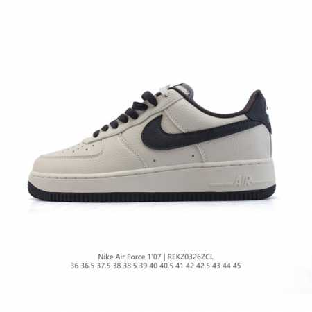 170 耐克 Nike Air Force 1 '07 Low 空军一号含气垫 小白鞋 2025年 蛇年新款 低帮百搭厚底增高休闲运动板鞋。柔软、弹性十足的缓震 - 点击图像关闭
