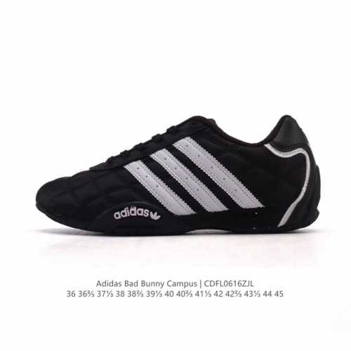 公司级 阿迪达斯 Bad Bubby Campus 00S Shoes 经典运动滑板鞋 面包鞋 坏痞兔米 2025年新款。致敬友谊之美的经典运动鞋，这款Adid