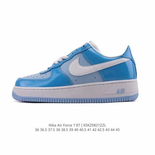 耐克 Nike Air Force 1 '07 Low 空军一号含气垫 小白鞋 2025年新款 低帮百搭厚底增高休闲运动板鞋。柔软、弹性十足的缓震性能和出色的中