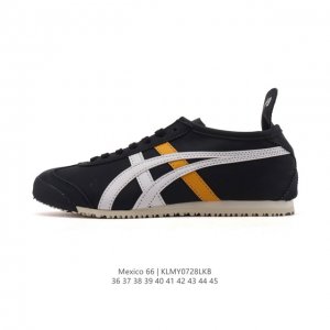 真标 Asics 亚瑟士 男女鞋 配足弓鞋垫 日产经典老牌-鬼塚虎 Onitsuka Tiger Mexico 66经典墨西哥系列复古经典百搭板鞋休闲运动鞋慢跑