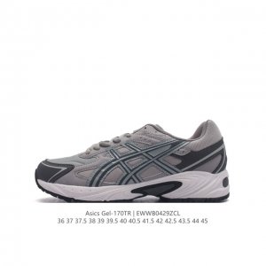 Asics 亚瑟士 Gel- Tr 中性休闲运动鞋复古休闲鞋运动时尚百搭增高老爹鞋，此款 Gel- Tr 为经典款式，宽大鞋型，复古的蓝白撞色，鞋身线条棱角分明