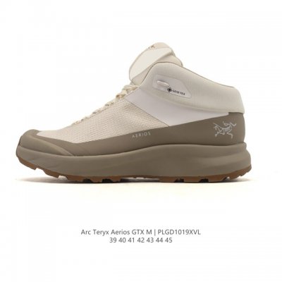 公司级 始祖鸟 Arc’Teryx Aerios Gxt登山靴 防水加强版男士系列加强版户外防水帮登山鞋徒步鞋 轻量支撑长距离越野跑鞋 轻便透气户外运动鞋 耐磨