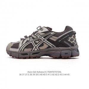 Asics 亚瑟士 Gel-Kahana 8 男女鞋越野跑步鞋抓地稳定运动鞋缓震耐磨跑鞋。Gel-Kahana系列为实用级越野跑鞋，融合机能和户外潮流强势回归，