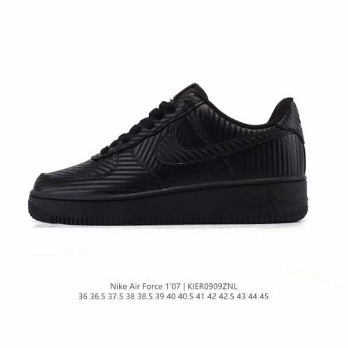 公司级 耐克 Nike Air Force 1 '07 Low 空军一号含气垫 小白鞋 低帮百搭厚底增高休闲运动板鞋。柔软、弹性十足的缓震性能和出色的中底设计，