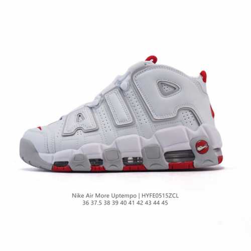 耐克 Nike Air More Uptempo '96 皮蓬全掌气垫男女子运动鞋厚底增高缓震慢跑鞋 续写 20 世纪 80 年代和 90 年代篮球运动飞速发展