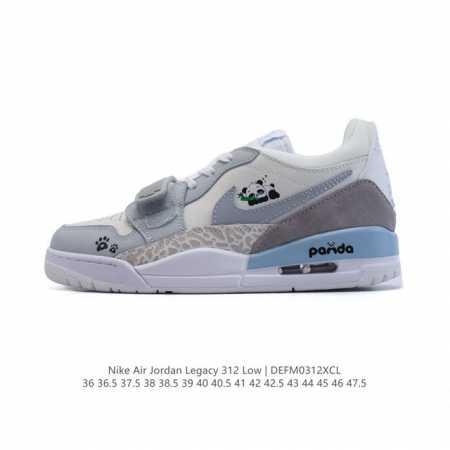 300 【公司级】耐克 Aj 乔丹 Air Jordan Legacy 312 低帮运动鞋 Aj312 乔312百搭篮球鞋 熊猫 酷炫混搭，谁人不爱？Air J - 点击图像关闭