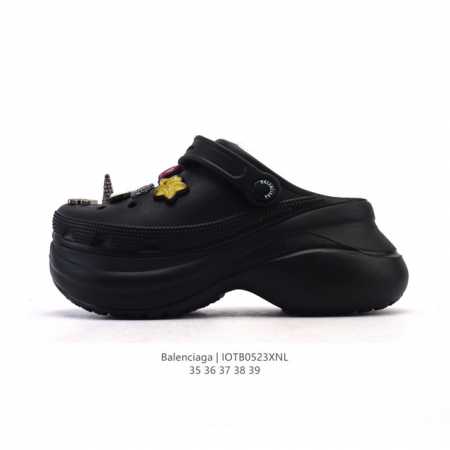 公司级Balenciaga 巴黎世家 女士厚底增高包头凉拖鞋 沙滩鞋 走秀新款洞洞鞋休闲凉鞋 类型 男女鞋 size 35-39 编码 Iotb0523Xnl - 点击图像关闭
