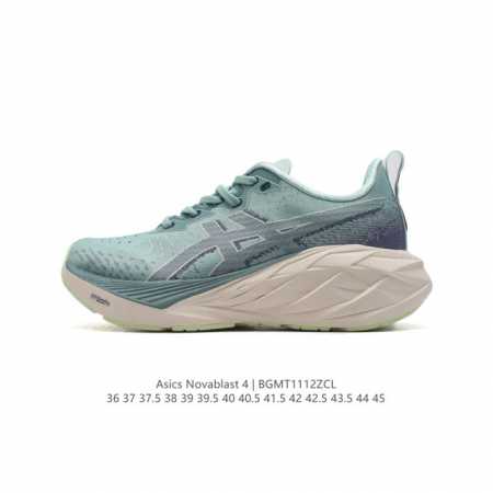 Asics 亚瑟士novablast4男女士运动跑步鞋 厚底增高老爹鞋 缓震回弹透气耐磨跑鞋 一鞋一科技：Novablast 4，跑鞋中底同时实现厚软轻弹。主要 - 点击图像关闭