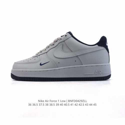 耐克 Nike Air Force 1 '07 Low 空军一号含气垫 小白鞋 低帮百搭厚底增高休闲运动板鞋。柔软、弹性十足的缓震性能和出色的中底设计，横跨复古