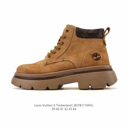 公司级 Timberland添柏岚靴子天伯伦高帮马丁靴 路易威登联名 Lv路易威登 X Trainer Sneaker Low 休闲运动文化百搭板鞋 路易威登中 - 点击图像关闭