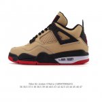 耐克 Nike Air Jordan 4 Retro Og迈克尔 乔丹Aj4代乔4 低帮复古休闲运动文化篮球鞋。秉承轻量化的速度型篮球鞋设计思想完成设计，降低重