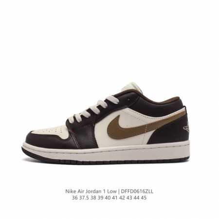 耐克 乔丹air Jordan 1 Low Aj1 乔1 乔丹1代aj1 低帮复古文化休闲运动篮球鞋。该鞋款从 1985 年元年款汲取设计灵感，焕新演绎简约经典 - 点击图像关闭