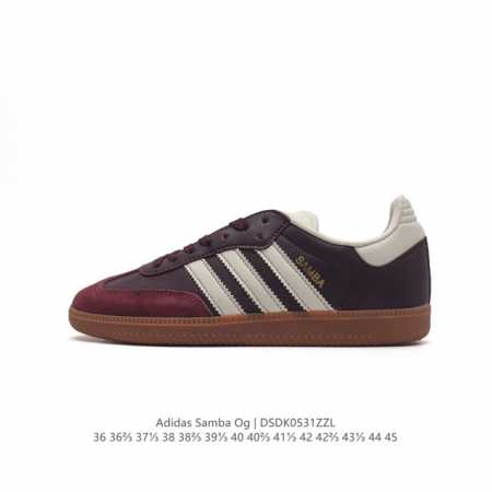 阿迪达斯 德训鞋 Adidas Originals Samba Og Shoes 经典运动鞋小白鞋 T头鞋 男女板鞋 彰显休闲摩登风情的时尚经典鞋。它诞生于50 - 点击图像关闭