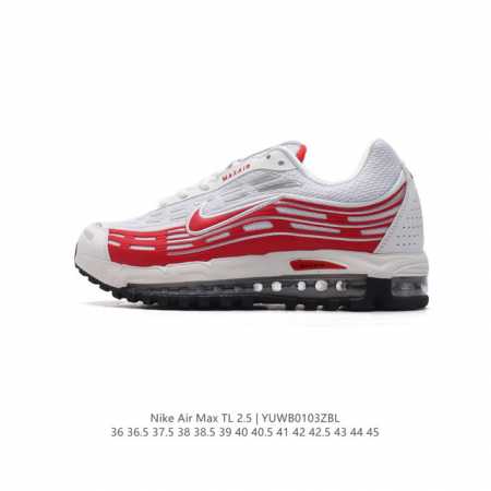 公司级 Nike耐克男女鞋2024冬款 Cdg X Nike Air Max Tl 2.5 联名款复古风跑鞋 缓震运动鞋 侃爷亲穿同款！鞋身自带大量 3M 反光 - 点击图像关闭