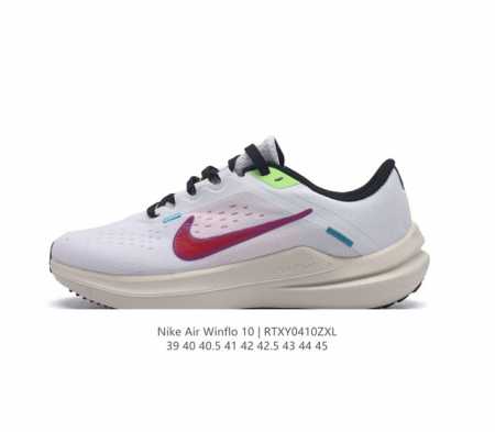 耐克 Nike 2023夏季新款zoomwinflo 10运动休闲轻便缓震气垫跑步鞋公路跑步鞋 飞线贾卡轻质透气休闲运动鞋。无论你是习惯每周畅跑的经验跑者，还是 - 点击图像关闭