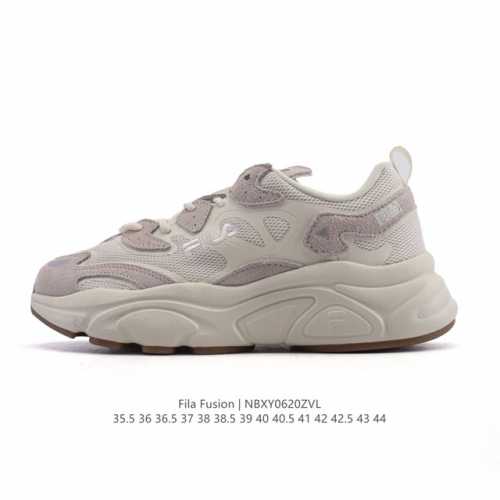 公司级 斐乐 男女同款老爹鞋 Fila Fusion 厚底增高百搭运动鞋 意大利百年经典运动品牌，网红单品 小红书推荐爆款 Fila斐乐新款小白鞋斐乐潮牌文化街