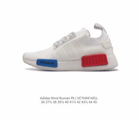阿迪达斯adidas Nmd Runner Pk 真爆超弹男女运动鞋。弹力 以鞋型、角度和面料，力求展现 Adidas创新传统，采用时髦廓形，以抢眼外形诠释经典 - 点击图像关闭