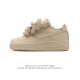 耐克 Nike Air Force 1 '07 空军一号 粗麻花鞋带 搭配宽边鞋带 解构绑带 Af1 男女子运动鞋复古篮球鞋。巧妙结合复古美学和新潮魅力，旨在致