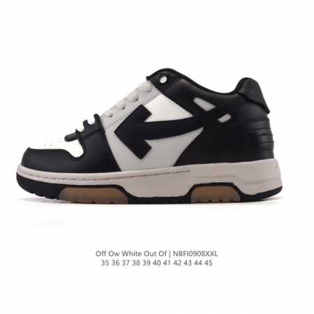 公司级 独家实拍Off-White Out Of Office 低帮系带时尚板鞋 厚底增高小白鞋 街头运动元素 双色设计 标志性Arrows图案标志性Zipti - 点击图像关闭