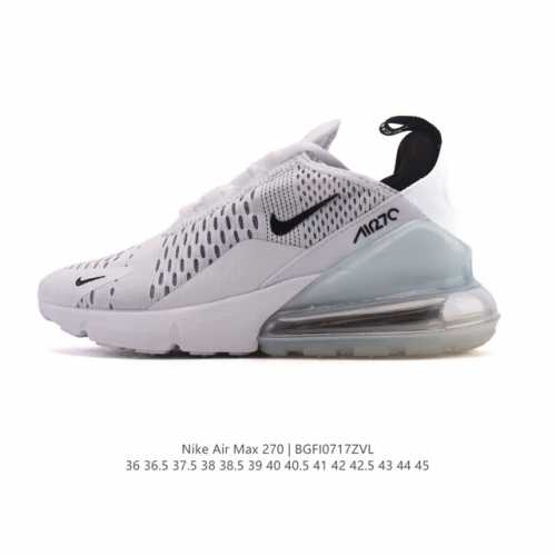 耐克 Nike Air Max 270 后半掌气垫缓震运动鞋时尚男士跑步鞋 。作为 Nike 休闲型 Air Max 鞋款，Nike Air Max 270 运
