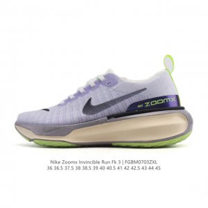 耐克 Nike Zoomx Invincible Run Fk 3 机能风格运动鞋 厚底增高老爹鞋。最新一代的Invincible 第三代来了！首先鞋面采用的是