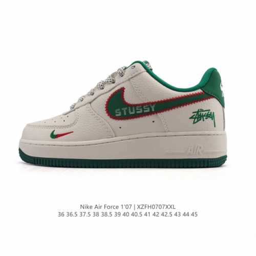 公司级 Af1耐克 Nike Air Force 1 ‘07 Low 空军一号 小白鞋 厚底增高百搭运动板鞋 原楦头原纸板 打造纯正空军版型，专注外贸渠道 全掌