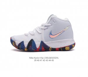耐克nike Kyrie Low 4 Ep 欧文4代低帮男子实战篮球鞋 鞋身轮廓延续欧文一贯的犀利造型 鞋面采用轻质网面搭配皮革呈现 兼顾轻质透气与支撑包裹 上