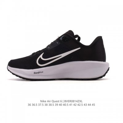 耐克Nike Air Quest 6 卡贾透质轻气休运闲 透气轻盈缓震跑步鞋，Nike Quest 6男女子透气轻盈缓震跑步鞋采用匠心设计，助你心愿成真。这款跑