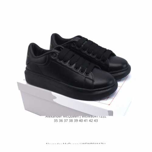 Alexandermcqueen 亚历山大 麦昆Mcq 运动小白鞋 厚底增高闪尾光滑牛皮平底鞋休闲鞋 时尚男女板鞋潮运动鞋 ，火爆到大街小巷无人不知，无人不晓的