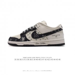 耐克 Nike Sb Dunk Low Pro 男女同款运动鞋复古板鞋 路易威登联名，尽情迈步，彰显个性风采。采用柔软皮革鞋面，经久耐穿，塑就如元年款 Dunk