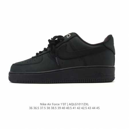 耐克 Nike Air Force 1 '07 Low 空军一号含气垫 低帮百搭厚底增高休闲运动板鞋。柔软、弹性十足的缓震性能和出色的中底设计，横跨复古与现代的 - 点击图像关闭