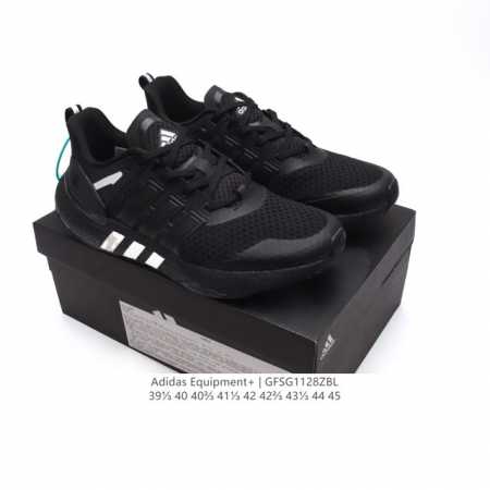 公司级 真爆 Adidas阿迪达斯官方equipment+男士运动休闲舒适全掌boost 爆米花 跑步鞋。Adidas Equipment 简称eqt，精英装备 - 点击图像关闭