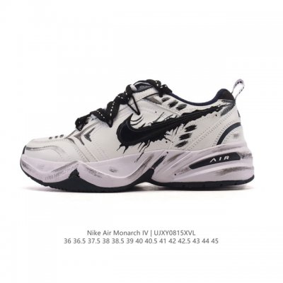 公司级 耐克 Nike Air Monarch Iv男女子训练鞋厚底老爹鞋休闲复古运动鞋。Nike Air Monarch Iv 运动鞋为你打造出众的训练装备，
